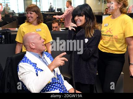 Claudia Winkleman lors de la 14ème Journée annuelle de la Charité de la BGC, organisée à BGC Partners, One Churchill place, Londres Banque D'Images