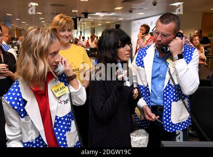 Claudia Winkleman lors de la 14ème Journée annuelle de la Charité de la BGC, organisée à BGC Partners, One Churchill place, Londres Banque D'Images