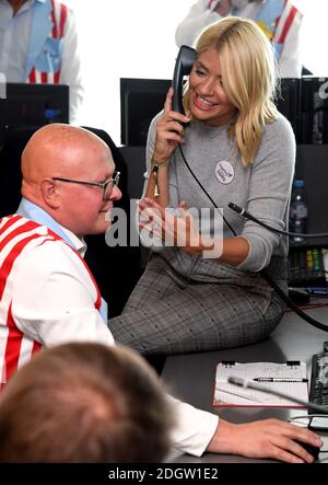 Holly Willoughby lors de la 14ème Journée annuelle de la Charité de la BGC, organisée à BGC Partners, One Churchill place, Londres Banque D'Images