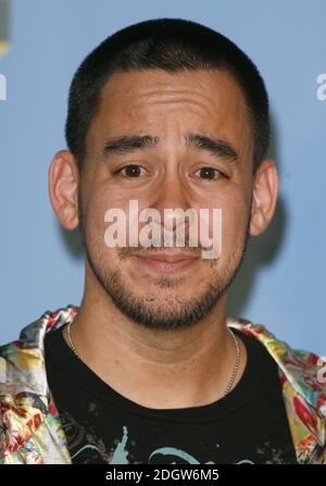 Linkin Park dans la salle de presse des MTV Video Music Awards 2006, radio City, New York. Banque D'Images