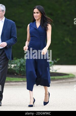 Meghan Duchess de Sussex assiste à une réception organisée par le Premier ministre au Musée commémoratif de guerre d'Auckland, le troisième jour de la visite du couple royal en Nouvelle-Zélande. Le crédit photo devrait se lire comme suit : Doug Peters/EMPICS Banque D'Images