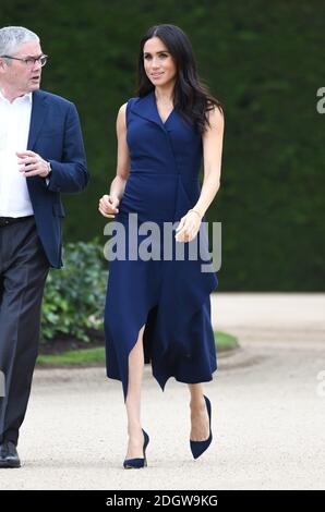 Meghan Duchess de Sussex assiste à une réception organisée par le Premier ministre au Musée commémoratif de guerre d'Auckland, le troisième jour de la visite du couple royal en Nouvelle-Zélande. Le crédit photo devrait se lire comme suit : Doug Peters/EMPICS Banque D'Images