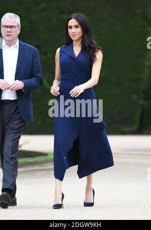 Meghan Duchess de Sussex assiste à une réception organisée par le Premier ministre au Musée commémoratif de guerre d'Auckland, le troisième jour de la visite du couple royal en Nouvelle-Zélande. Le crédit photo devrait se lire comme suit : Doug Peters/EMPICS Banque D'Images