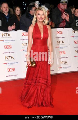 Georgia Toffolo assister aux National Television Awards 2019 qui se tiennent à l'O2 Arena de Londres. Le crédit photo devrait se lire comme suit : Doug Peters/EMPICS Banque D'Images