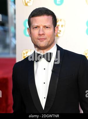 Dermot O'Leary assistant aux 72e Prix du film de l'Académie britannique, qui ont eu lieu au Royal Albert Hall, à Kensington Gore, à Kensington, à Londres Banque D'Images