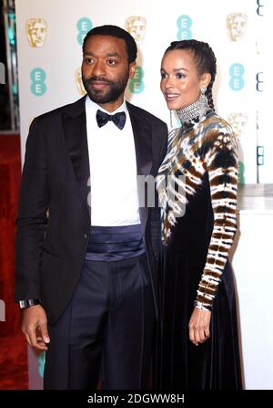 Chiwetel Ejiofor et Frances Aaternir participant aux 72e Prix du film de l'Académie britannique qui se sont tenus au Royal Albert Hall, à Kensington Gore, à Kensington, à Londres Banque D'Images