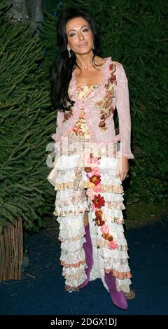 Nancy dell'Olio arrivée au British Red Cross London ball 2006, The Room by the River, Waterloo, Londres, 16 novembre 2006. Banque D'Images