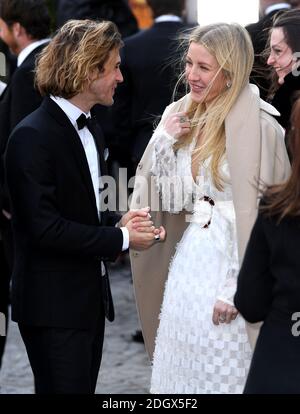 Dougie Poynter et Ellie Goulding assistent à la première mondiale de notre planète de Netflix, qui s'est tenue au Musée d'Histoire naturelle de Londres Banque D'Images