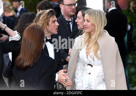 Dougie Poynter et Ellie Goulding assistent à la première mondiale de notre planète de Netflix, qui s'est tenue au Musée d'Histoire naturelle de Londres Banque D'Images