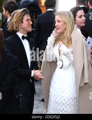 Dougie Poynter et Ellie Goulding assistent à la première mondiale de notre planète de Netflix, qui s'est tenue au Musée d'Histoire naturelle de Londres Banque D'Images