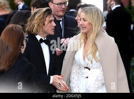 Dougie Poynter et Ellie Goulding assistent à la première mondiale de notre planète de Netflix, qui s'est tenue au Musée d'Histoire naturelle de Londres Banque D'Images