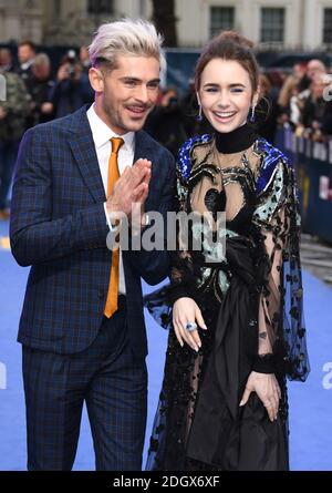 Zac Efron et Lily Collins ont assisté à la première européenne extrêmement méchant, choquant Evil et Vile qui s'est tenue à Curzon Mayfair, Londres, le 24 avril 2019. Le crédit photo devrait se lire comme suit : Doug Peters/EMPICS Banque D'Images