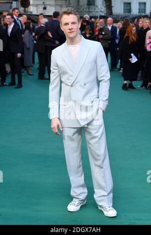 Patrick Gibson assiste à la première britannique de Tolkien tenue à Curzon Mayfair, Londres. Crédit photo devrait lire: Doug Peters/EMPICS Banque D'Images