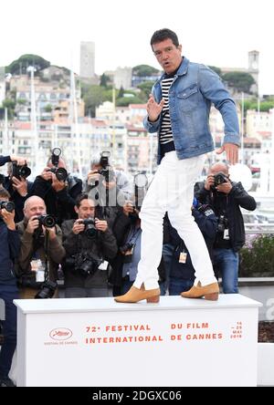 Antonio Banderas assiste au pain et à la gloire Photocall lors du 72e Festival de Cannes, Festival des Palais. Le crédit photo devrait se lire comme suit : Doug Peters/EMPICS Banque D'Images