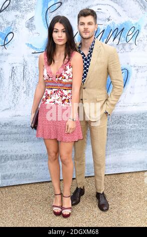 Jim Chapman et Sarah Tarleton participant à la Serpentine Summer Party 2019, qui s'est tenue au Serpentine Galleries Pavilion, à Kensington Gardens, Londres. Le crédit photo devrait se lire comme suit : Doug Peters/EMPICS Banque D'Images