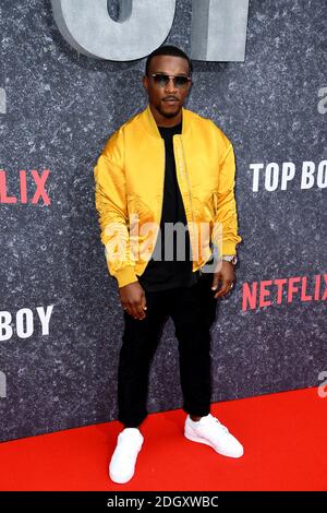 Ashley Walters participant à la première britannique de Top Boy at Le Hackney Picturehouse à Londres Banque D'Images