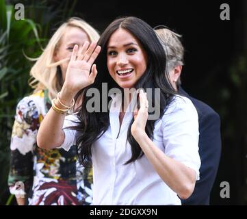 La duchesse de Sussex arrive au lancement de la collection de capsules Smart Works, John Lewis, Oxford Street, Londres. Crédit photo devrait se lire: Doug Peters/EMPICS Banque D'Images