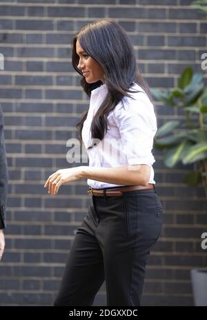 La duchesse de Sussex au lancement de la collection de capsules Smart Works, John Lewis, Oxford Street, Londres. Crédit photo devrait se lire: Doug Peters/EMPICS Banque D'Images