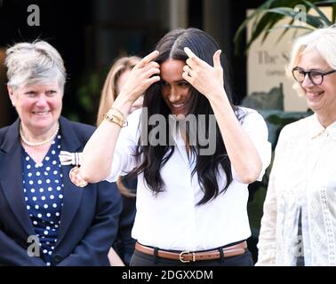 La duchesse de Sussex au lancement de la collection de capsules Smart Works, John Lewis, Oxford Street, Londres. Crédit photo devrait se lire: Doug Peters/EMPICS Banque D'Images