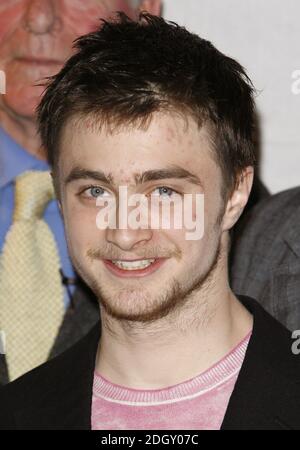 Daniel Radcliffe lors d'une séance photo au prix du livre du STR Theatre au Musée du Théâtre de Covent Garden, centre de Londres, le 12 avril 2007. Banque D'Images