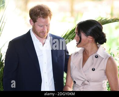 Le duc et la duchesse de Sussex assistent à une réception des industries créatives et des affaires à la résidence du Haut Commissaire, à Johannesburg. Le crédit photo devrait se lire comme suit : Doug Peters/EMPICS Banque D'Images