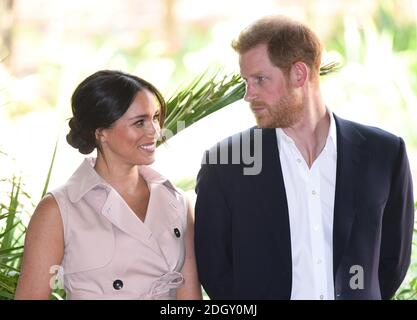 Le duc et la duchesse de Sussex assistent à une réception des industries créatives et des affaires à la résidence du Haut Commissaire, à Johannesburg. Le crédit photo devrait se lire comme suit : Doug Peters/EMPICS Banque D'Images