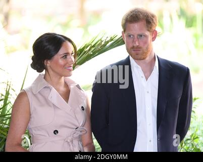 Le duc et la duchesse de Sussex assistent à une réception des industries créatives et des affaires à la résidence du Haut Commissaire, à Johannesburg. Le crédit photo devrait se lire comme suit : Doug Peters/EMPICS Banque D'Images