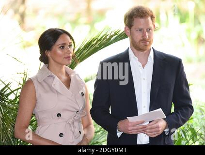 Le duc et la duchesse de Sussex assistent à une réception des industries créatives et des affaires à la résidence du Haut Commissaire, à Johannesburg. Le crédit photo devrait se lire comme suit : Doug Peters/EMPICS Banque D'Images