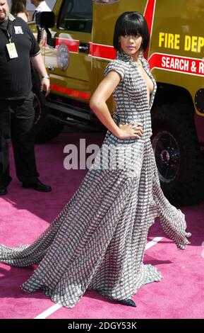 Rihanna arrive aux MTV Movie Awards 2007, Universal City, Los Angeles. Banque D'Images