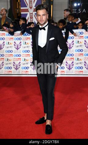 Chris Hughes assiste aux Pride of Britain Awards 2019, qui se tiennent à la Grosvenor House à Londres. Le Daily Mirror Pride of Britain Awards, en partenariat avec le BST, sera diffusé sur ITV le 5 novembre à 20h. Crédit photo devrait se lire: Doug Peters/EMPICS Banque D'Images