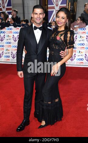 Aljaz Skorjanec et Emma Weymouth assistent aux Pride of Britain Awards 2019, qui se tiennent à la Grosvenor House à Londres. Le Daily Mirror Pride of Britain Awards, en partenariat avec le BST, sera diffusé sur ITV le 5 novembre à 20h. Crédit photo devrait se lire: Doug Peters/EMPICS Banque D'Images