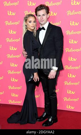 Lucie Donlan et Joe Garratt assistent à l'ITV Palooza qui s'est tenue au Royal Festival Hall, Southbank Centre, Londres. Banque D'Images