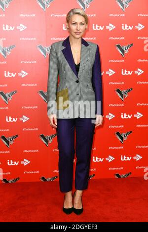 Emma Willis participant à la série 9 Voix UK lancer tenue à l'Hôtel de Soho, Londres. Banque D'Images