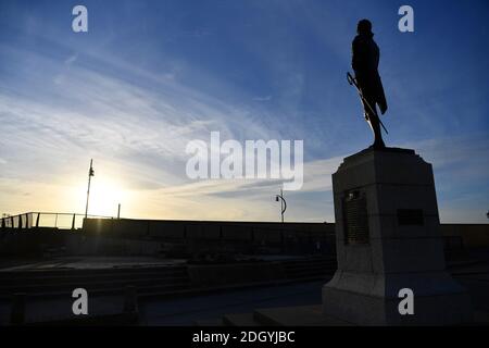 GV's and stock of Old Town, Portsmouth, Hampshire, mercredi 2 décembre 2020. Banque D'Images