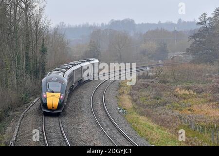 GV du village de Kintbury, près de Hungerford, Berkshire - ligne de train, mercredi 2 décembre 2020.