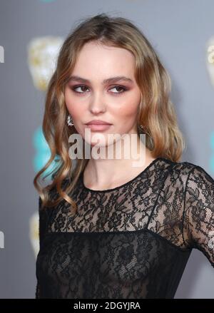 Lily-Rose Depp assiste à la 73e British Academy film Awards qui a eu lieu au Royal Albert Hall, Londres. Le crédit photo devrait se lire comme suit : Doug Peters/EMPICS Entertainment Banque D'Images