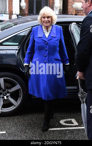 La duchesse de Cornwall visite le Kiln Theatre, Kilburn, Londres. Le crédit photo devrait se lire comme suit : Doug Peters/EMPICS Banque D'Images