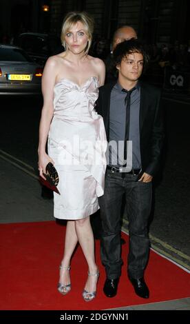 Sophie Dahl et Jamie Cullum arrivent pour les GQ Men of the Year Awards à l'Opéra royal de Covent Garden, dans le centre de Londres. Banque D'Images