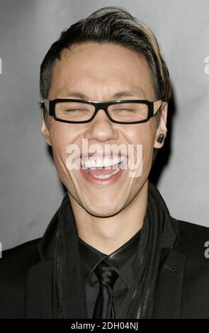 GOK WAN arrive au Royal Television Society Awards 2008, The Grosvenor House Hotel, Londres. Banque D'Images