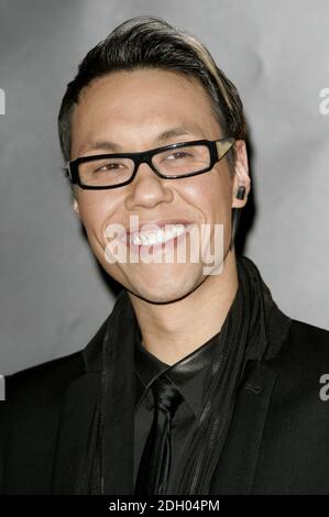 GOK WAN arrive au Royal Television Society Awards 2008, The Grosvenor House Hotel, Londres. Banque D'Images