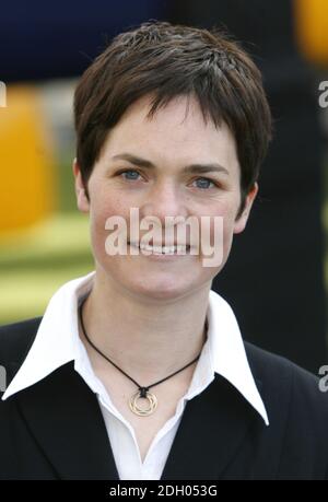 Dame Ellen MacArthur au Old Royal Naval College, Greenwich, Londres. Banque D'Images