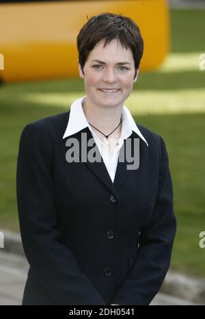 Dame Ellen MacArthur au Old Royal Naval College, Greenwich, Londres. Banque D'Images