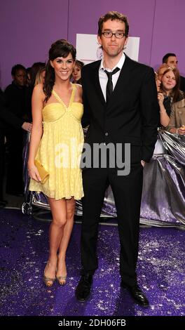 Verity Rushworth et Mark Charnock arrivent pour les British SOAP Awards 2008 au BBC Television Center, Wood Lane, Londres, W12. Banque D'Images