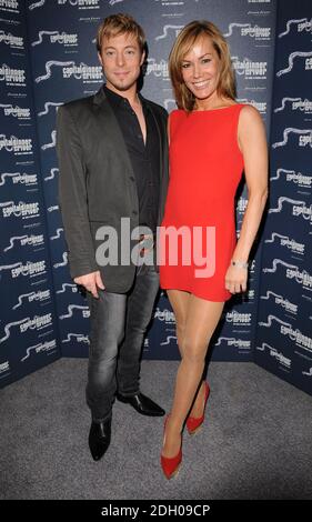 Duncan James et Tara Palmer Tomkinson assistent au « Help a London Child's Dinner on the River » de Capital FM, le bateau Silver Sturgeon, The Embankment, Londres. Banque D'Images