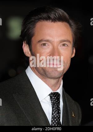 Hugh Jackman arrive pour la première britannique de « l'Australie » à l'Odeon Leicester Square, dans le centre de Londres. Banque D'Images