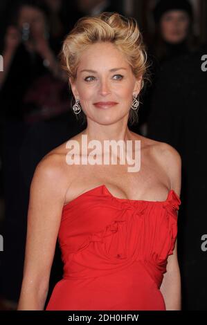 Sharon Stone au British Academy film Awards 2009 à l'Opéra royal de Covent Garden, dans le centre de Londres. Banque D'Images