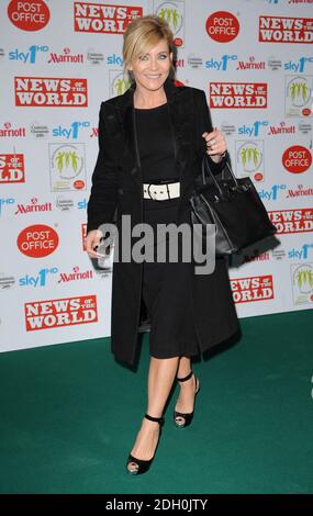 Michelle Collins arrive aux Children's Champions 2009 Awards, Grosvenor House Hotel, Londres. Banque D'Images