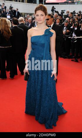 Alessia Piovan arrive à la projection du film d'animation 'Up' à l'ouverture du 62e Festival de Cannes au Palais des Festivals à Cannes, France Banque D'Images