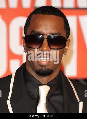 P Diddy (Puff Daddy, Sean Combs) arrive aux MTV Video Music Awards 2009, New York Banque D'Images