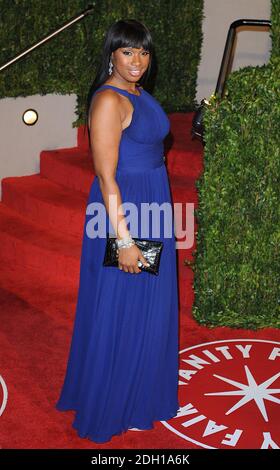 Jennifer Hudson arrivant à la Vanity Fair Oscar Viewing Party 2010, à la Tour du coucher du soleil, Los Angeles Banque D'Images